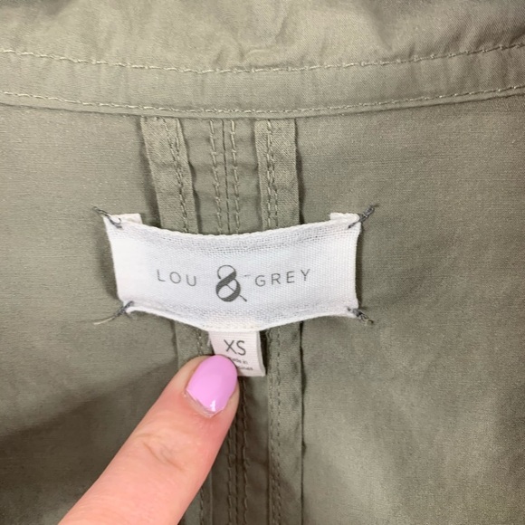 Lou & Grey Green Utility Cargo Jacket XS - Picture 3 of 5